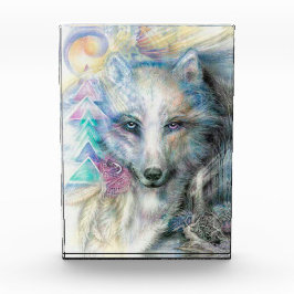 Para Fotos Bloque fotográfico Bohemian White Wolf