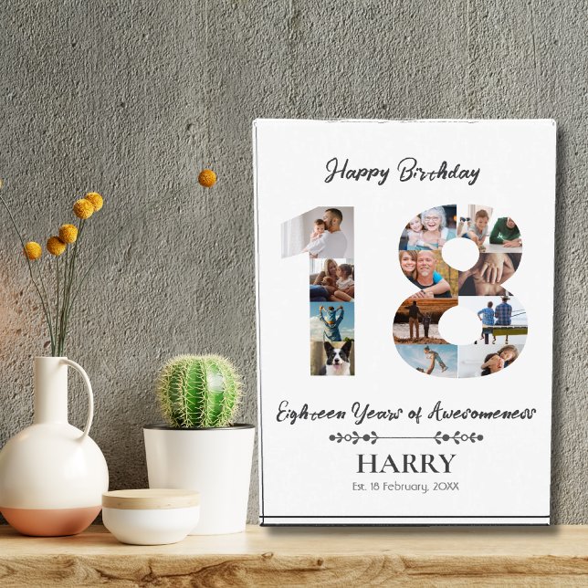 Para Fotos Bloque fotográfico de cumpleaños número 18 persona (Subido por el creador)