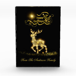 Para Fotos Bloque fotográfico de renos iluminados