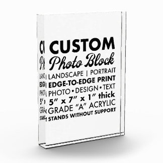 Para Fotos Bloque fotográfico de retrato personalizado de per