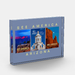 Para Fotos Bloque fotográfico de tres Posters de Arizona