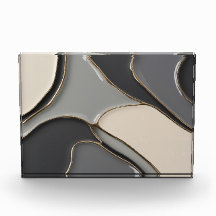 Bloque fotográfico en un gráfico abstracto elegant