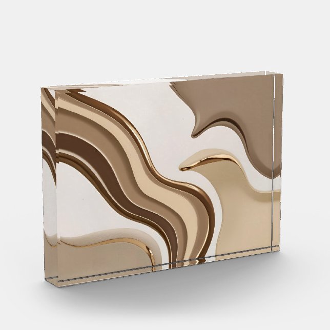 Para Fotos Bloque fotográfico en un gráfico abstracto elegant (Izquierda)