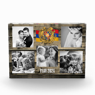 Para Fotos Bloque fotográfico familiar de Armenia, bandera ar