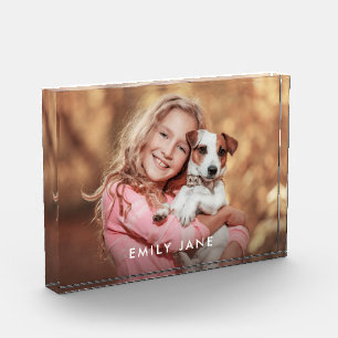 Para Fotos Bloque fotográfico personalizado con regalo de sup