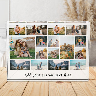 Para Fotos Bloque fotográfico personalizado de 16 Collages de
