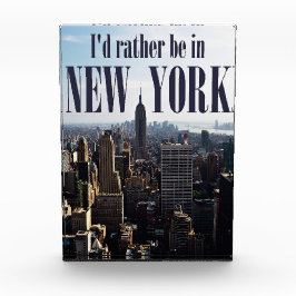 Para Fotos Bloque fotográfico "Prefiero estar en Nueva York"