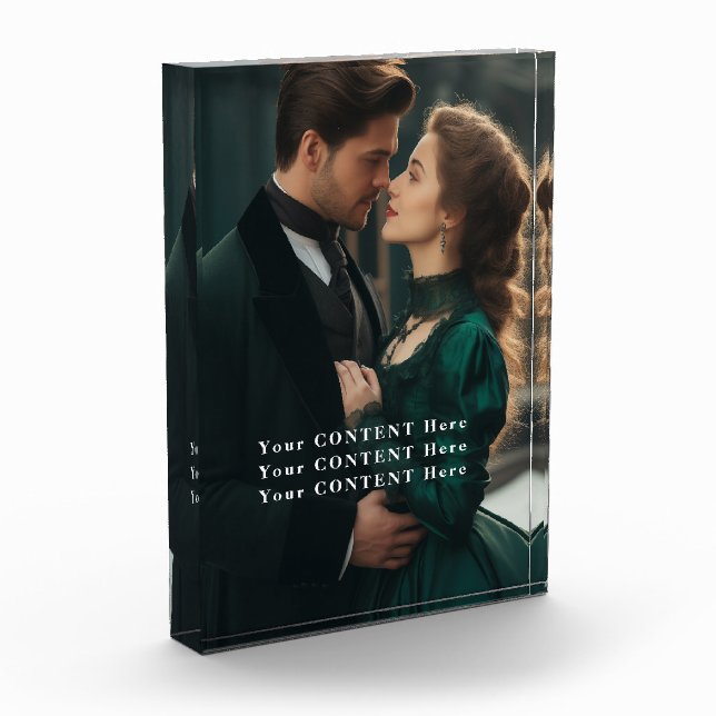 Para Fotos Bloque fotográfico vertical personalizado - Añadir (Izquierda)