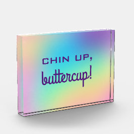 Para Fotos ¡Chin Up, Buttercup! Bloque de degradado de arco i