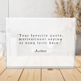 Para Fotos Crear su propio bloque acrílico de presupuesto Per