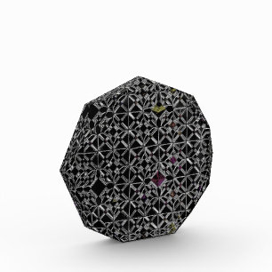 Para Fotos Se unió al bloque acrílico octagonal de la encruci