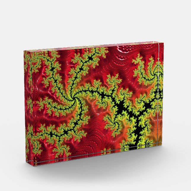 Para Fotos Un río corre a través de su bloque acrílico (Izquierda)