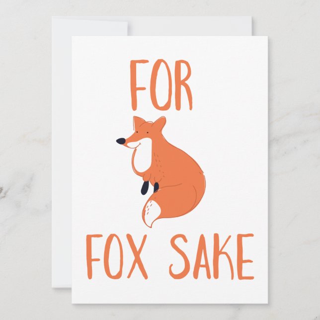 Para Fox Sake (Anverso)