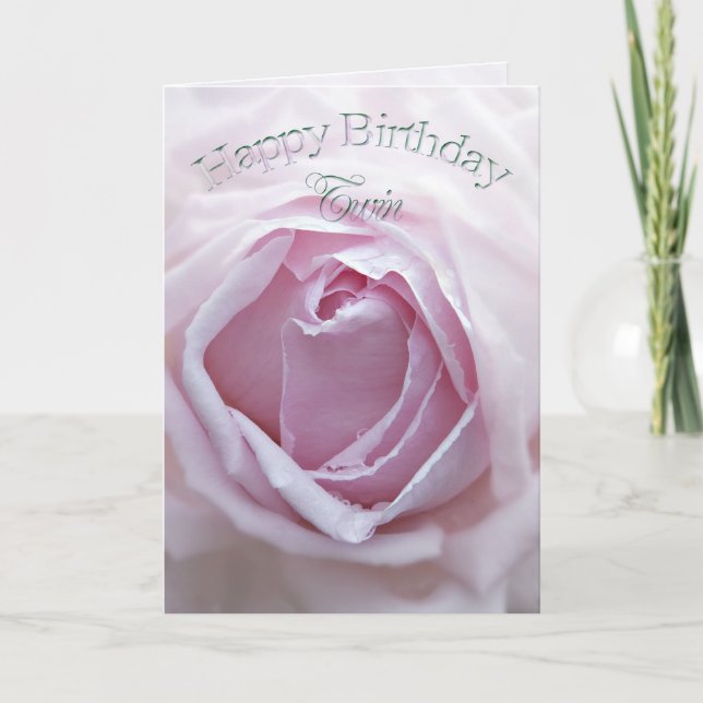 Para gemelos, una tarjeta de cumpleaños con una ro (Anverso)