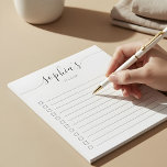 Para hacer el Bloc de notas de script de Moda de l<br><div class="desc">Lista de tareas sencillas con su nombre y script de moda.</div>