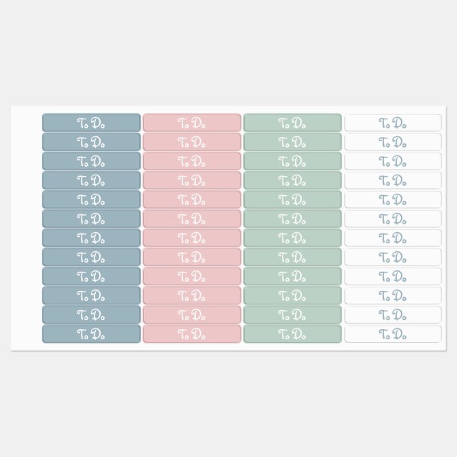Para hacer etiquetas de planificador (Hoja)