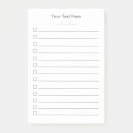 Para hacer la lista de notas post-it® personalizad