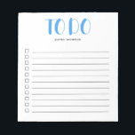 Para hacer lista negrita guión azul Bloc de notas<br><div class="desc">Lista de tareas sencillas con su nombre y guión en negrita.</div>