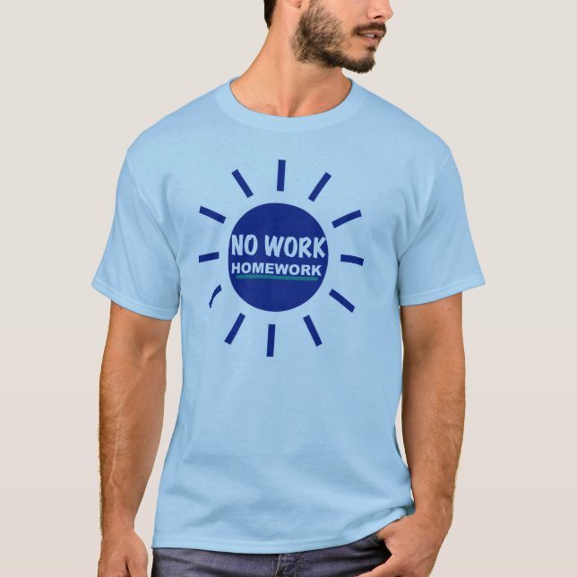 Para hombre ninguna camiseta de la vuelta de la (Anverso)
