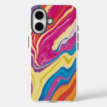 Diseño de Funda de Teléfono de Mármol Tye-Dye en N