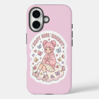 Energía de niña suave Kawaii linda funda de teléfo