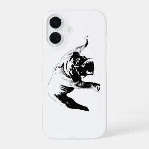 Para iPhone 16 Funda de Bulldog de borde limpio