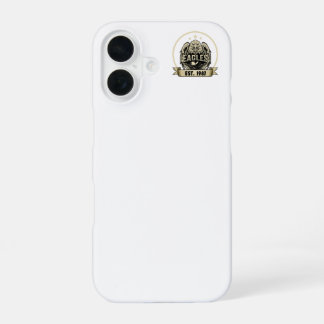 Para iPhone 16 Funda de estilo retro minimalista con tablero de a