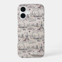 Funda de imágenes de la Vieja Europa Blanca y Negr