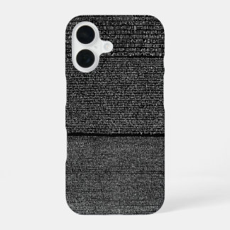 Para iPhone 16 Funda de Rosetta Stone