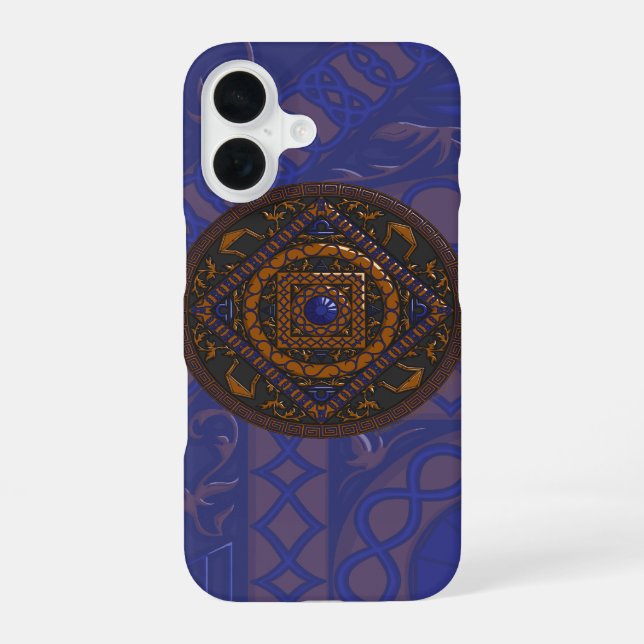 Para iPhone 16 Funda de teléfono Case-Mate Libra Mandala (Reverso )