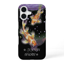 Funda de teléfono con arte elegante de peces Koi j