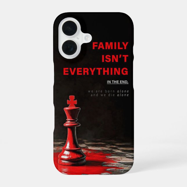 Para iPhone 16 Funda de teléfono con cita de ajedrez que hace ref (Reverso )