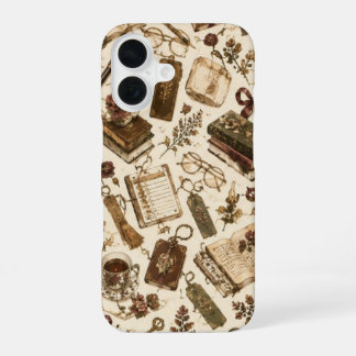 Para iPhone 16 Funda de teléfono con collage vintage