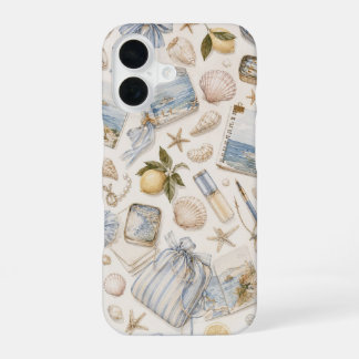 Para iPhone 16 Funda de teléfono con collage vintage