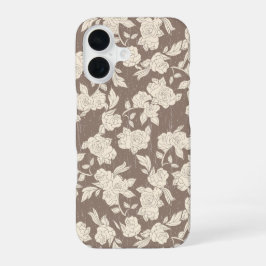 Para iPhone 16 Funda de teléfono con diseño de rosa vintage
