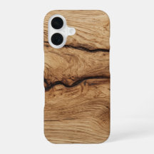 Funda de teléfono con textura de madera Wild Grain