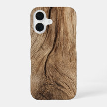 Funda de teléfono con veta de madera de flujo natu