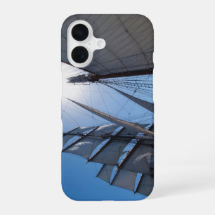 Para iPhone 16 Funda de teléfono de barco a vela