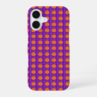 Para iPhone 16 Funda de teléfono de calabaza con diseño de disfra