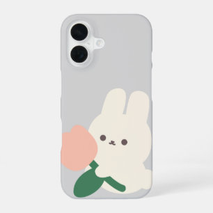 Para iPhone 16 Funda de teléfono de conejo lindo – Diseño de cone