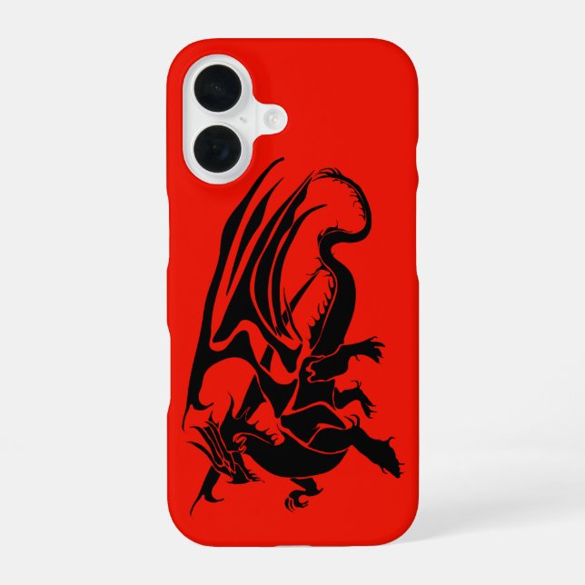 Para iPhone 16 Funda de teléfono de dragón (Reverso )