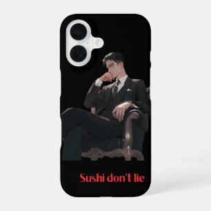 Para iPhone 16 Funda de teléfono de hombre de anime genial con tr