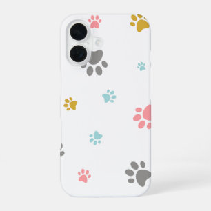 Para iPhone 16 Funda de teléfono de patas de gato lindas