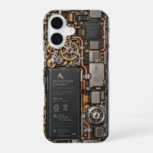 Para iPhone 16 Funda de teléfono de placa de circuito de tecnolog