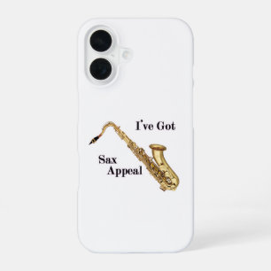 Para iPhone 16 Funda de teléfono de saxofón