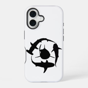 Para iPhone 16 Funda de teléfono de tiburón