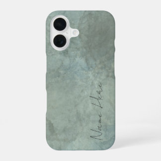 Para iPhone 16 Funda de teléfono elegante y terroso personalizabl