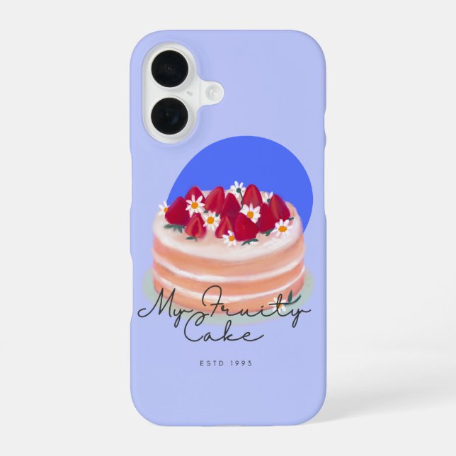 Para iPhone 16 Funda de teléfono Estd en 1993 (Reverso )