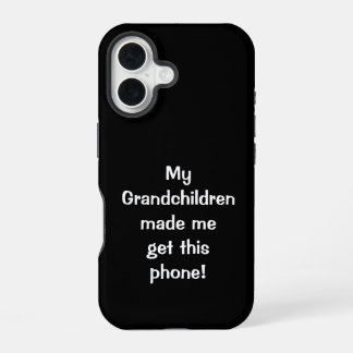 Para iPhone 16 Funda de teléfono... Hecha por mis nietos
