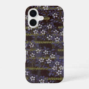 Para iPhone 16 Funda de teléfono japonesa Sakura Ikada Púrpura